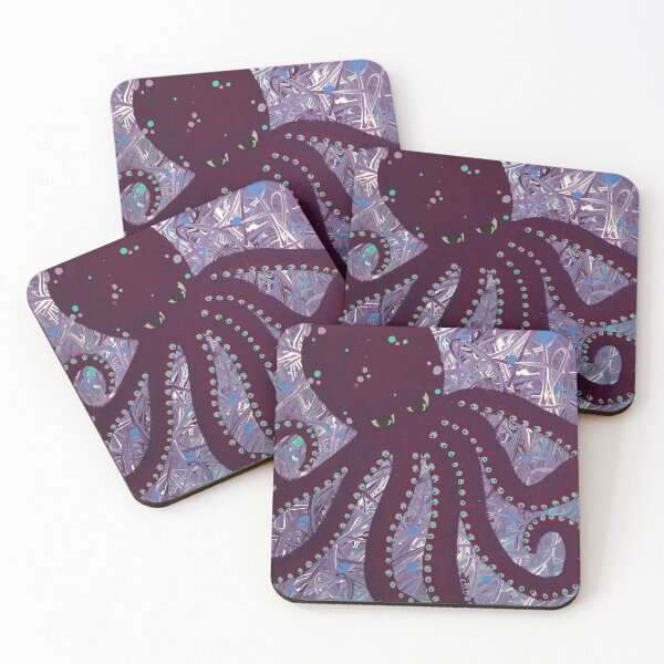 Item preview, Purple Octopus designed and sold by TwoBirdsOne.