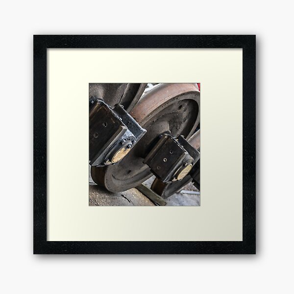 Them Wheels Ain't Turning Framed Art Print