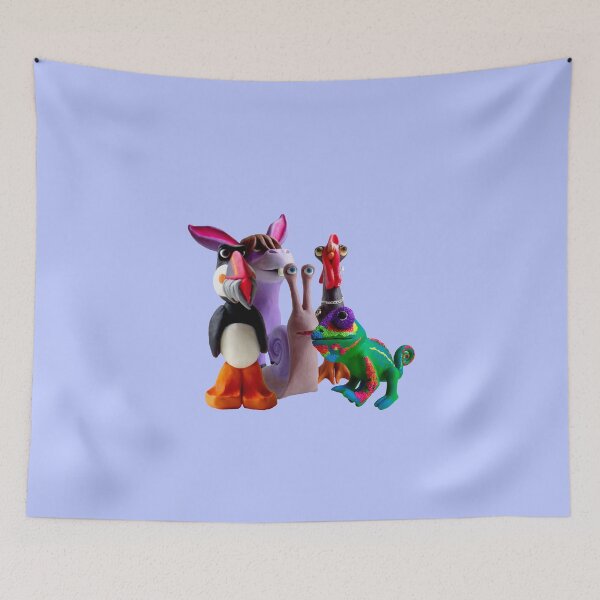 Item preview, Snail and Puffin with friends designed and sold by MeyrellesMartin.