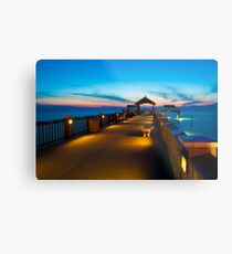 "Peer To Forever" - Pier 60 on Clearwater Beach Florida Metal Print