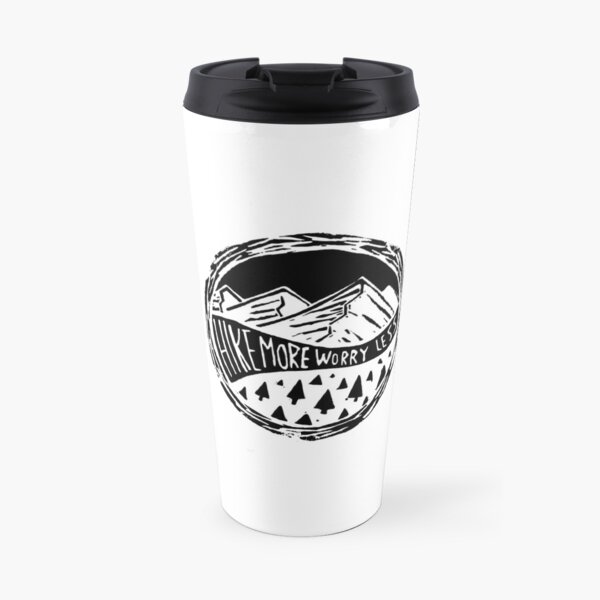 Hike more, worry less Travel Mug
