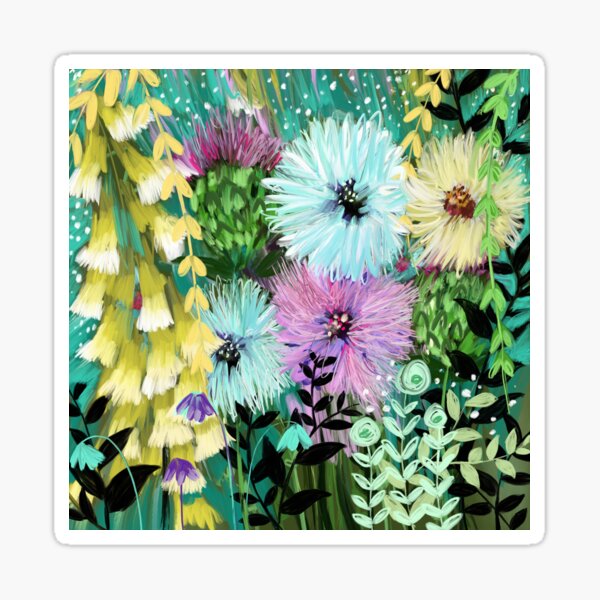 Candy Floral Forest Meadow Sticker