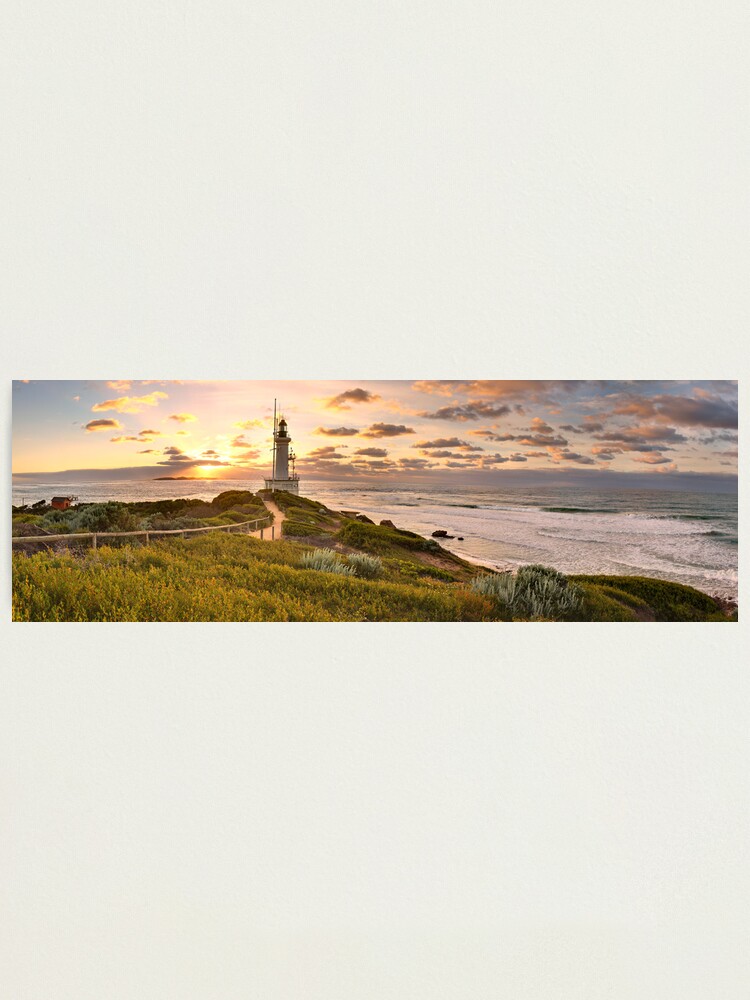 Alternate view of Point Lonsdale Lighthouse, Australia Photographic Print