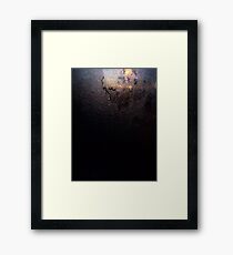 Freezing Framed Print