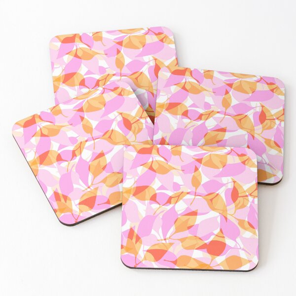 Item preview, Fresh Leaves | Peach • Orange • Cool Pink designed and sold by L Diane Johnson.