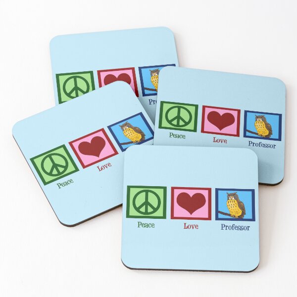 Item preview, Peace Love Professor designed and sold by Epic Love Designs.