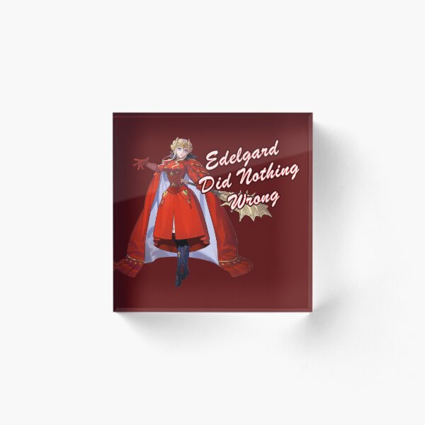Edelgard Did Nothing Wrong Acrylic Block