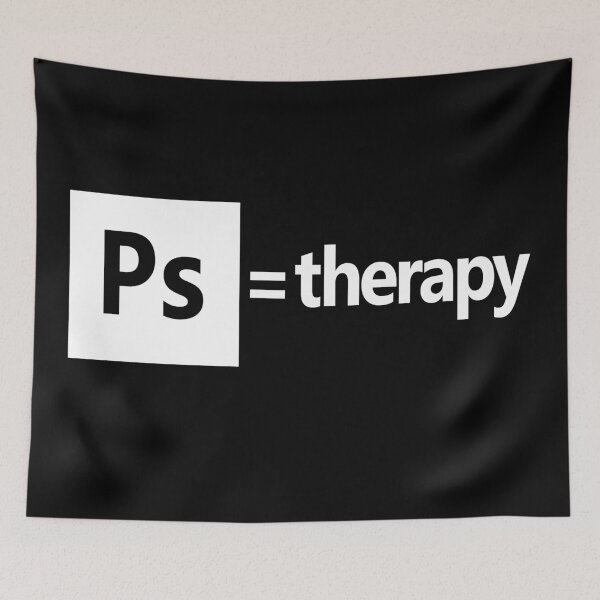 Item preview, Ps Therapy art in white designed and sold by LLartstation.