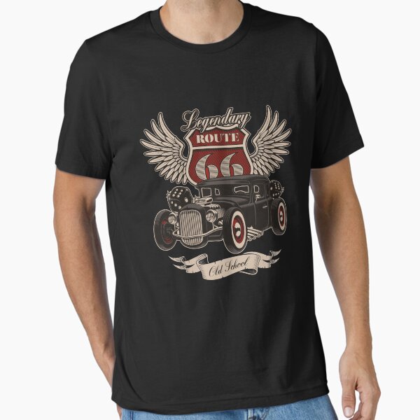 Item preview, Hot Rod Retro Classic Car Rockabilly Route 66 Gift designed and sold by Pizzaboy777.