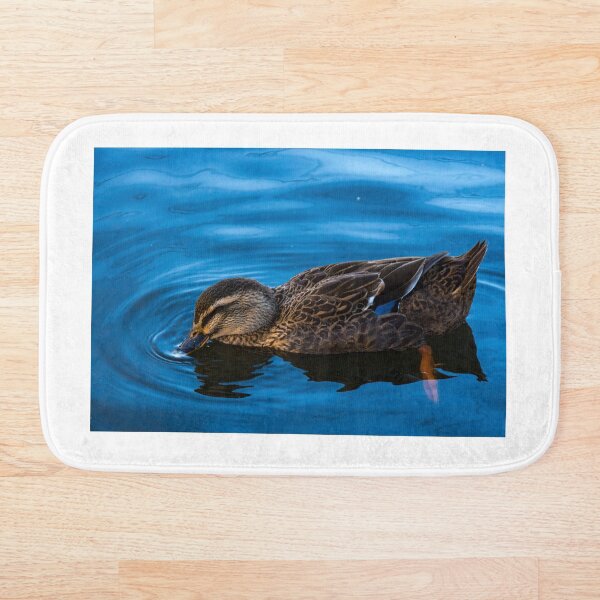 Item preview, Duck - Mallard Hen Swimming in Pond designed and sold by blueskiesforme.