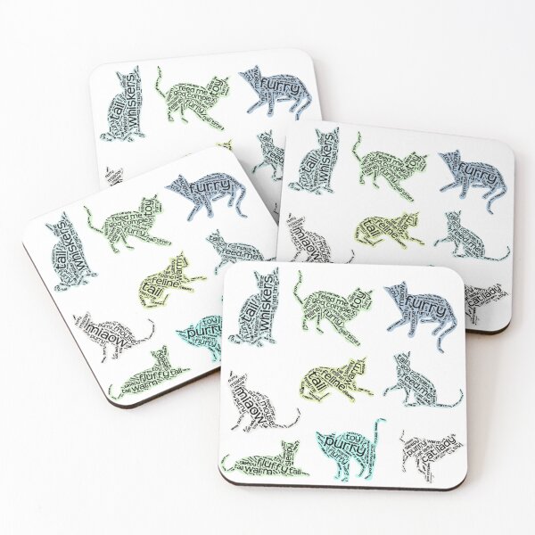 Item preview, Ransom Note Style Cat Stickers designed and sold by MarbleCloud.
