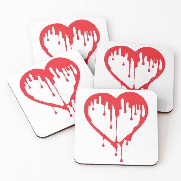 Item preview, Dripping Heart RED designed and sold by Zethinova.
