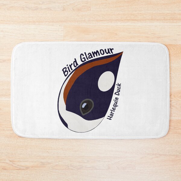 Item preview, Harlequin Duck (Large Text) designed and sold by BirdGlamour.