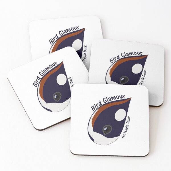 Item preview, Harlequin Duck (Large Text) designed and sold by BirdGlamour.