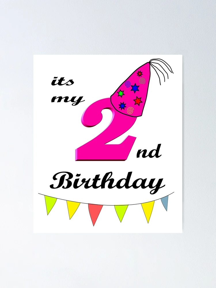 2nd Birthday SVG, Second Birthday Cut File, Its My Birthday Iron on File,  Girls Birthday Shirt Svg File, Kids Birthday SVG Design - Etsy Sweden