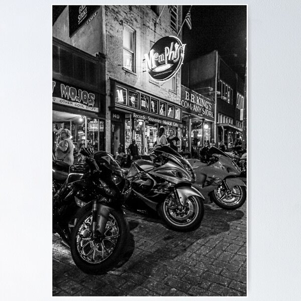 Item preview, Bikes on Beale - Memphis designed and sold by ShootFirstNYC.