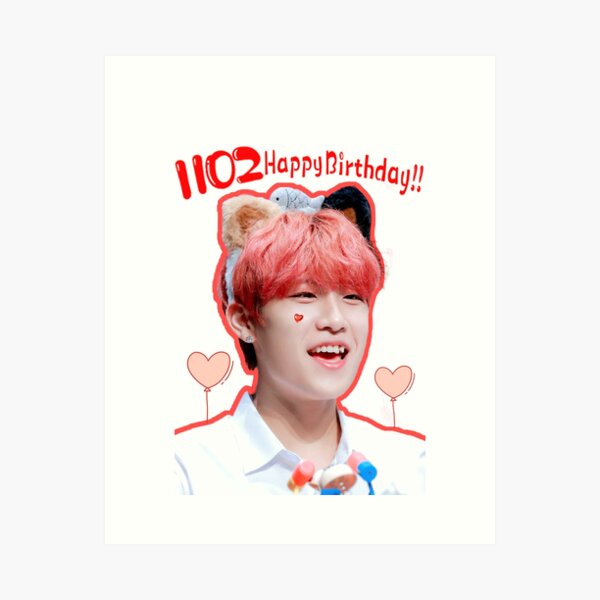 AB6IX Wanna One Park Woojin Birthday 991102 Art Print