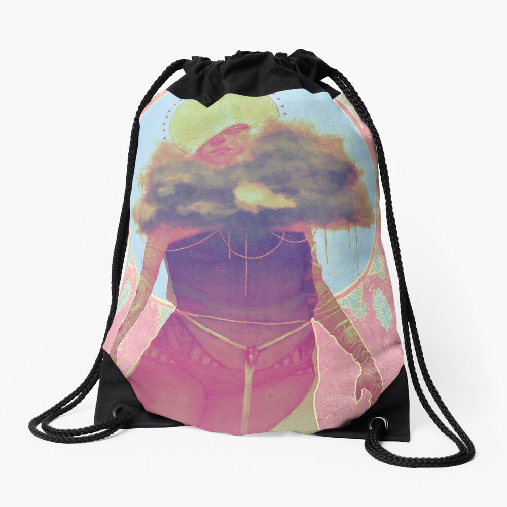 Item preview, Drawstring Bag designed and sold by ghostii.