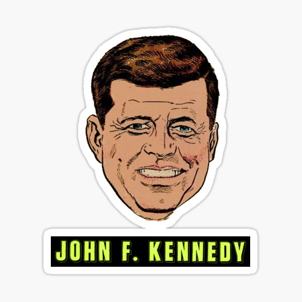 John F. Kennedy Sticker