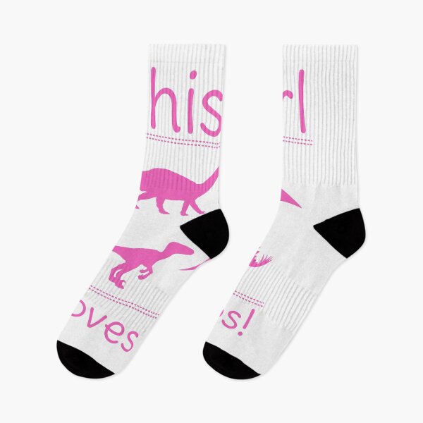 Item preview, This Girl Loves Dinos - Dinosaur designed and sold by PremiumTShirts.