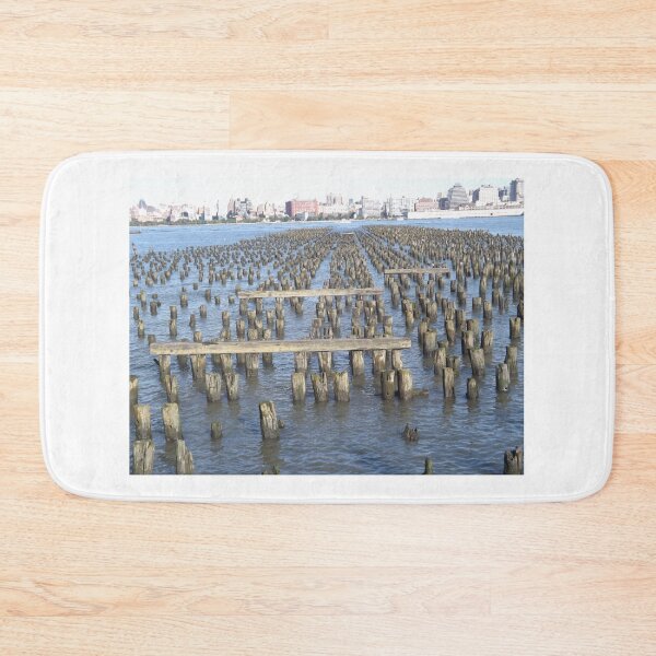 Item preview, Abandoned Piers, Hudson River, Hoboken, New Jersey designed and sold by lenspiro.