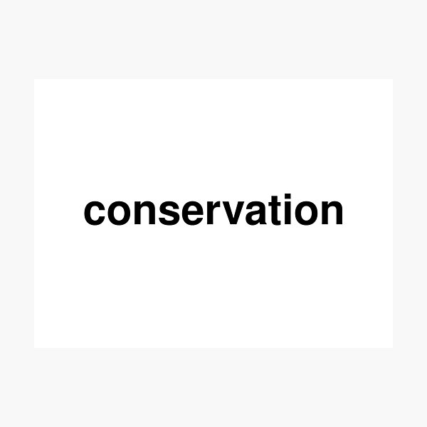 Item preview, conservation designed and sold by ninov94.