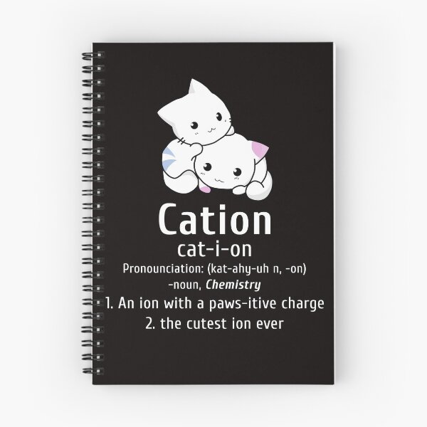 Item preview, Cute Science Cat Cation Chemistry Pawsitive Element designed and sold by PremiumTShirts.