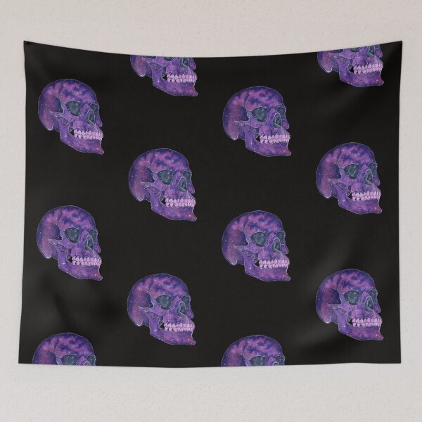Item preview, Galaxy Skull Watercolor designed and sold by Kimberly King.