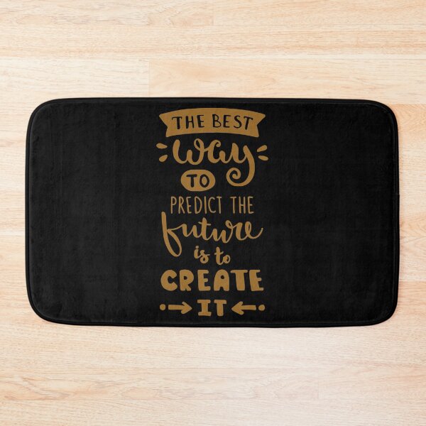 Item preview, Motivational Inspirational and Positive quote - the best way to predict the future is to create it typography text art by Word Fandom - wordfandom designed and sold by Kerry Pritchard.
