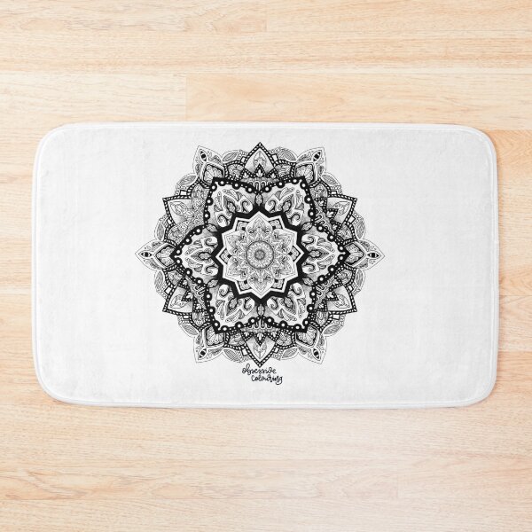 Item preview, Mandala Art - Rose by Obsessive Colouring designed and sold by Obsessive Colouring.