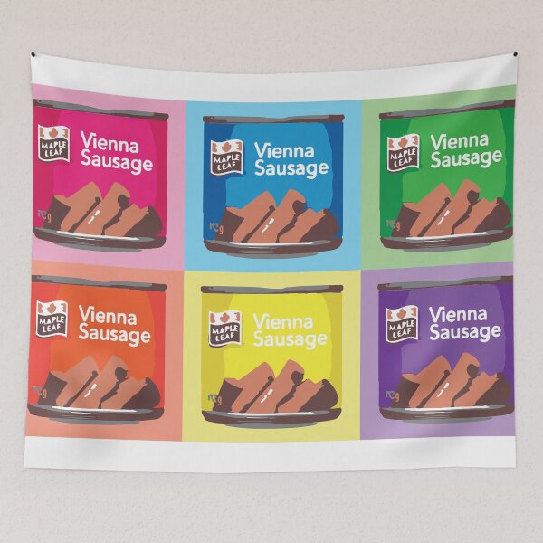 Item preview, Sausage Warhol Art || Newfoundland and Labrador || Gifts || Souvenirs || Clothing designed and sold by SaltWaterOre.