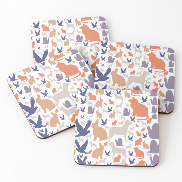 Item preview, Orang blue animal design patterns designed and sold by hutofdesigns.