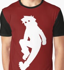 Jeffery Silhouette White Graphic T-Shirt