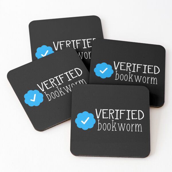 Item preview, Verified Bookworm (Black) designed and sold by AlexVR.