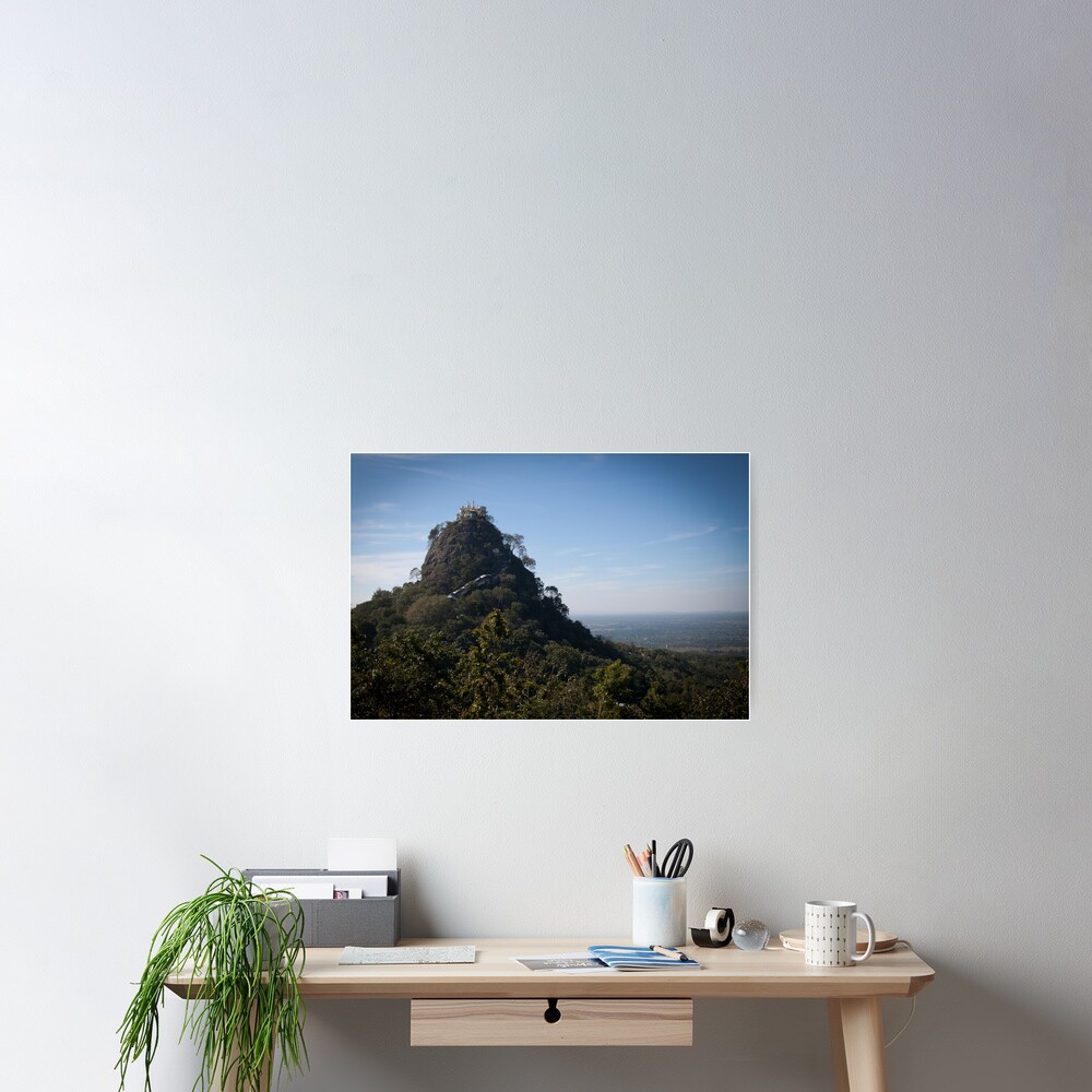 Mount Popa - the Mount Olympus of Burma Poster