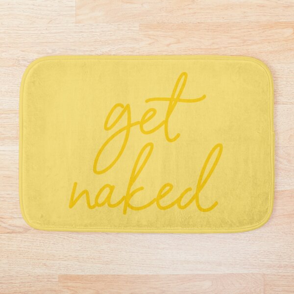 get naked Bath Mat