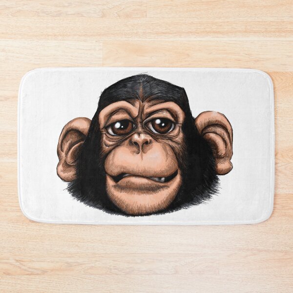 Item preview, Cheeky baby chimp in colour. designed and sold by bignose1977.