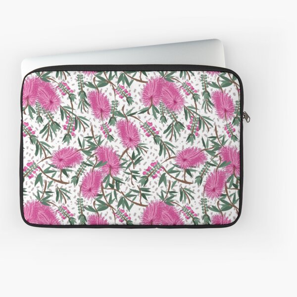 Australian Native Bottlebrush pattern Laptop Sleeve