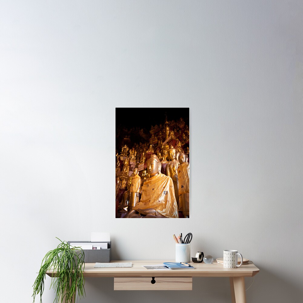 Shwe Oo Min Natural Cave Pagoda Poster