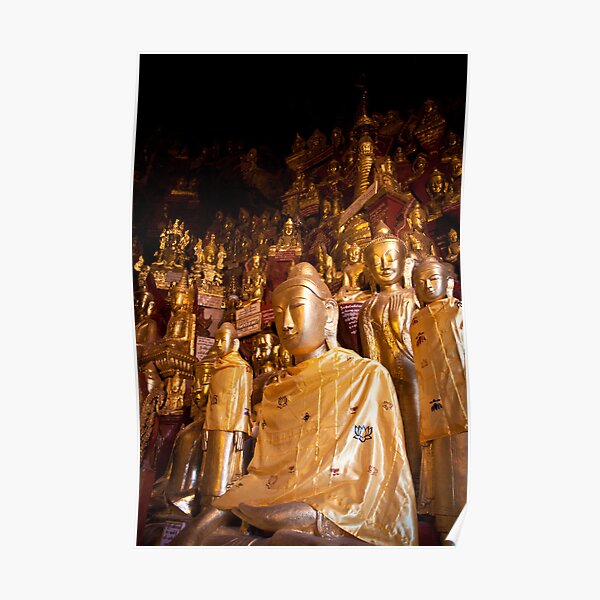 Shwe Oo Min Natural Cave Pagoda Poster
