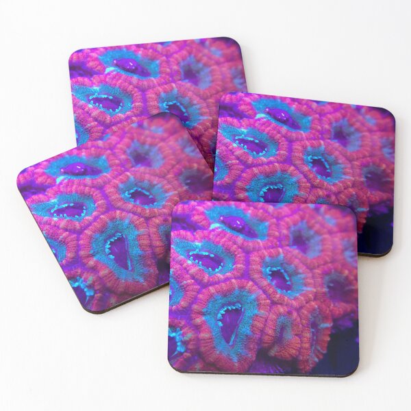 Item preview, Red and Blue Acan Coral designed and sold by buzzmarshall.