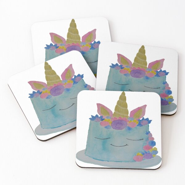 Item preview, Unicorn Cake Happy Birthday designed and sold by ABY-Creative.