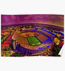 LSU Tigers Death Valley Poster