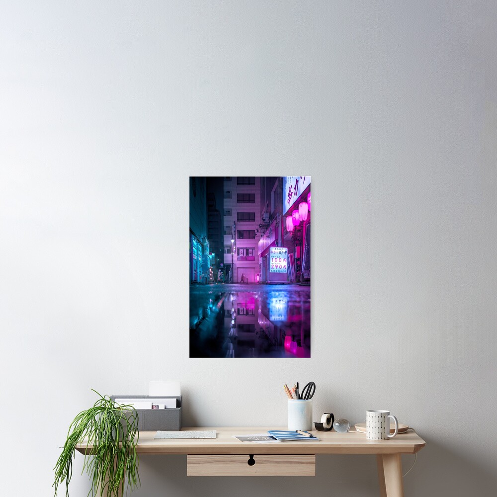 Reflection in the water Poster