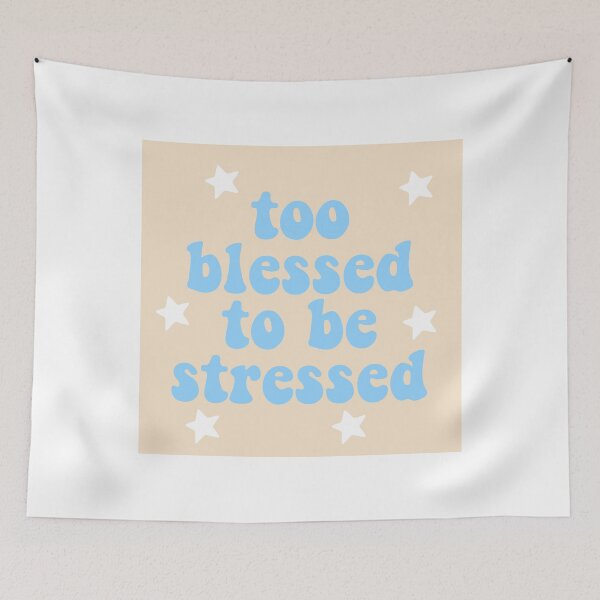 Item preview, TOO BLESSED - BLUE designed and sold by christikdesigns.