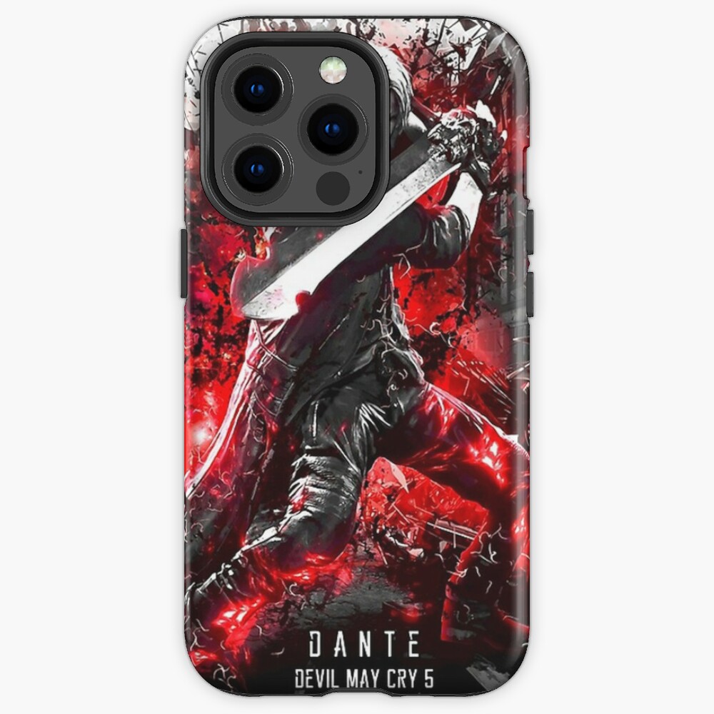 Devil May Cry Dante Phone Case Compatible with iPhone 14 13 12 11 X Xs Xr 8  7 6 6s Plus Pro Max Galaxy Note S9 S10 S20 Ultra Plus Transparent