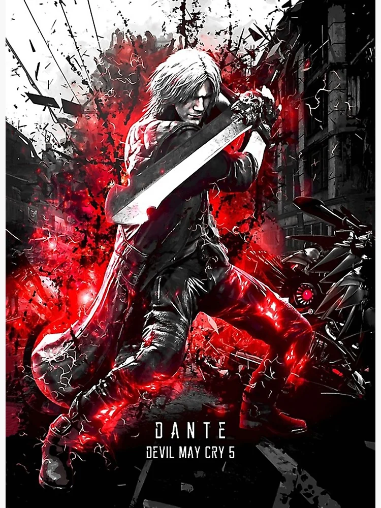 Dante - Devil May Cry - Son of Sparda  Poster for Sale by Splatter-arts