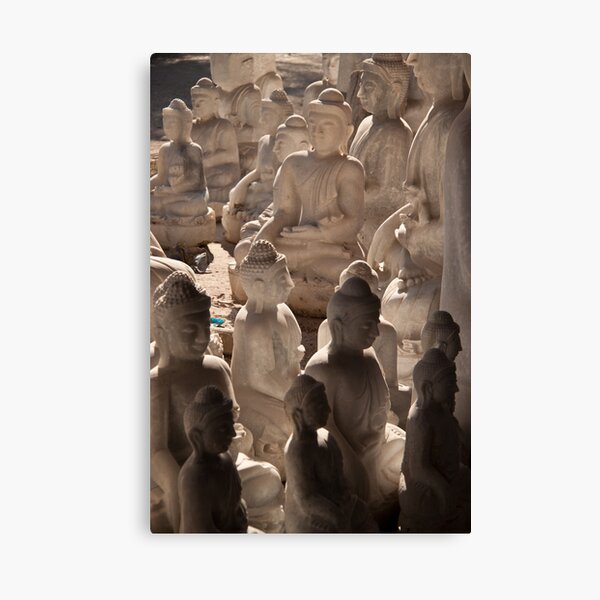 Buddha Shadows Canvas Print