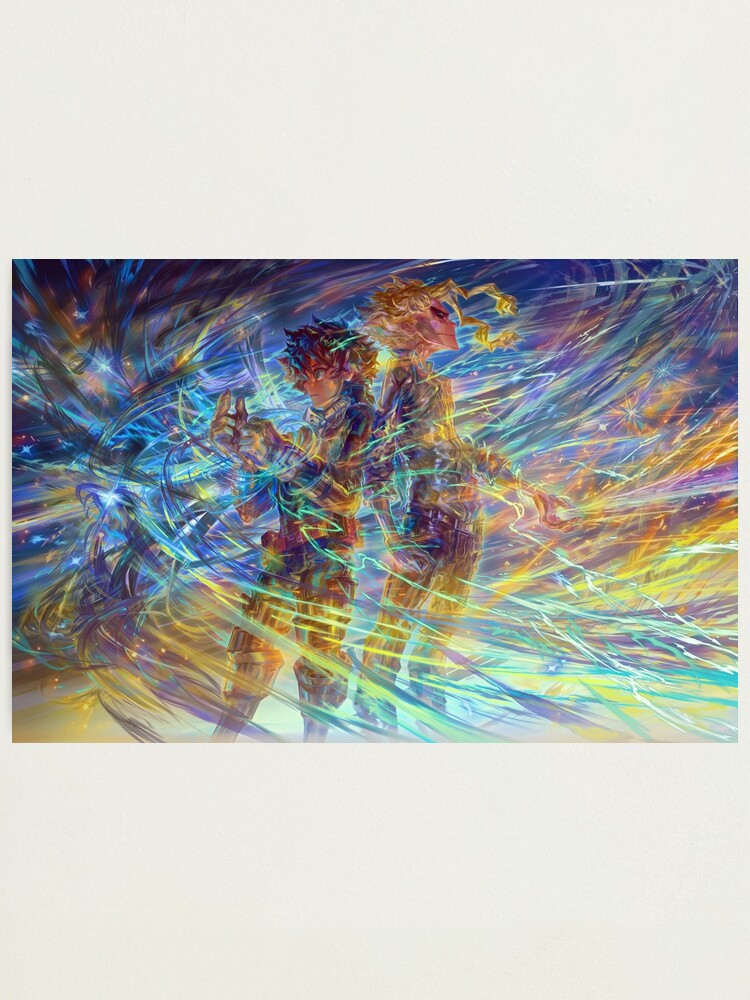Alternate view of Deku + All Might!! Photographic Print