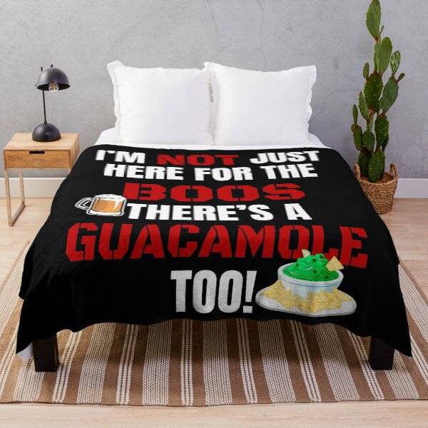 Item preview, I'M NOT JUST HERE FOR THE BOOS THERE'S GUACAMOLE TOO #3 with funny guac, chips, beer design graphics for men and women designed and sold by GabiBlaze.